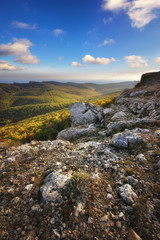 Mountain  landscape. Nature composition