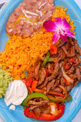 Mexican Cuisine Steak Fajitas