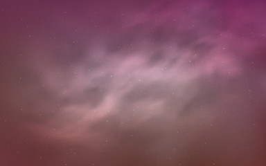 Light Pink vector background with astronomical stars.