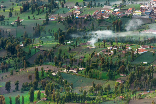 Views of Cemoro Lawang village