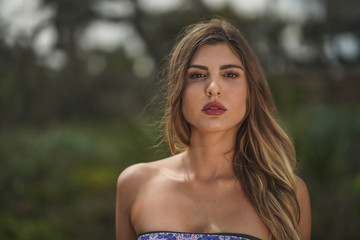 Naklejka premium Bikini Models
