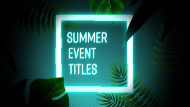 Summer Event Title