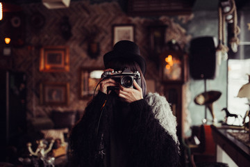 Portraits in a retro mood