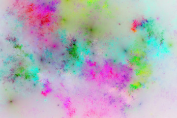 Naklejka premium Light colorful fractal texture, digital artwork for creative graphic design