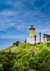 Panoramic View of Lighthouse  Cap Spartel, Tangier City, Morocco