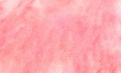Soft smeared aquarelle painted magenta watercolor canvas for splash design, invitation background, vintage template. Pink color light ink effect shades gradient on textured paper