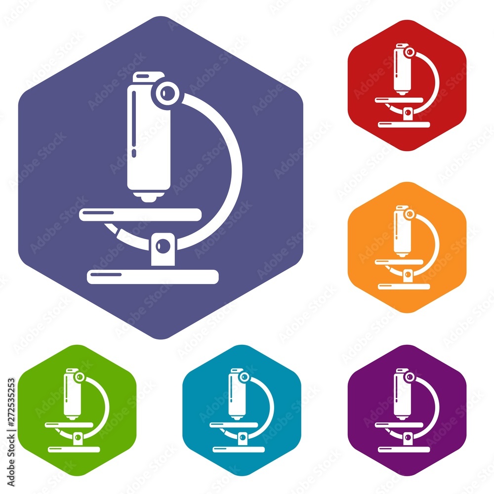 Aufkleber microscope modern icon. simple illustration of microscope modern vector icon for web