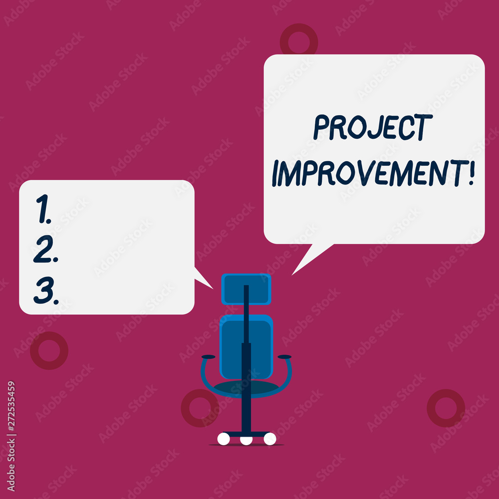 Aufkleber conceptual hand writing showing project improvement. concept meaning methods techniques to accomplis