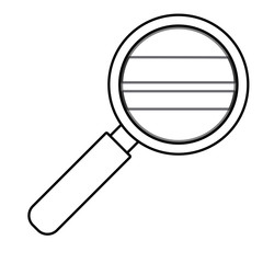 Isolated lupe design vector illustration