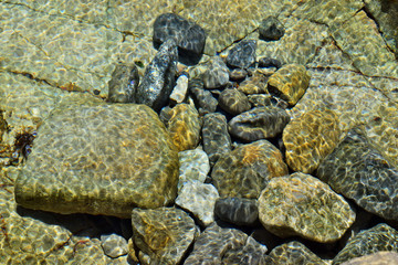 Rocks on the coastline in Noosa National Park