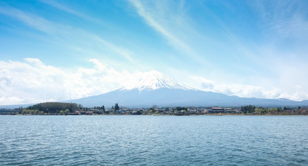 Fuji mountain in summer, Japan.
