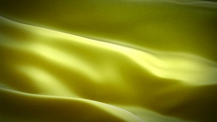 Yellow Flag Wave Loop waving in wind. Realistic golden Flag background. Yellow Flag Looping Closeup 1080p Full HD 1920X1080 footage. Golden color flags/ Other HD flags available - Powered by Adobe