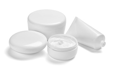  white cream container jar beauty moisturizer tube soap