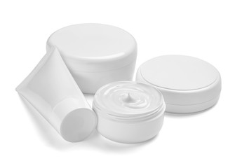  white cream container jar beauty moisturizer tube soap