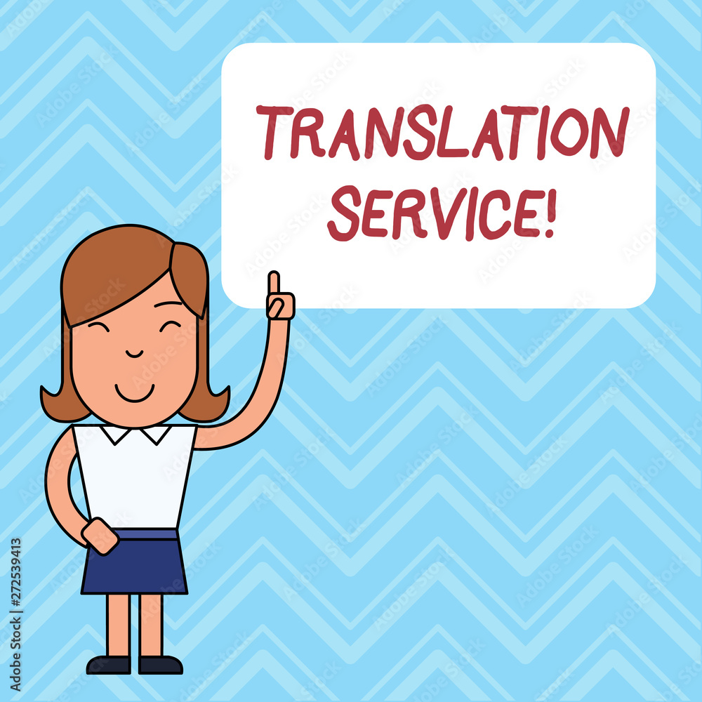 Poster word writing text translation service. business photo showcasing the equivalent target language from