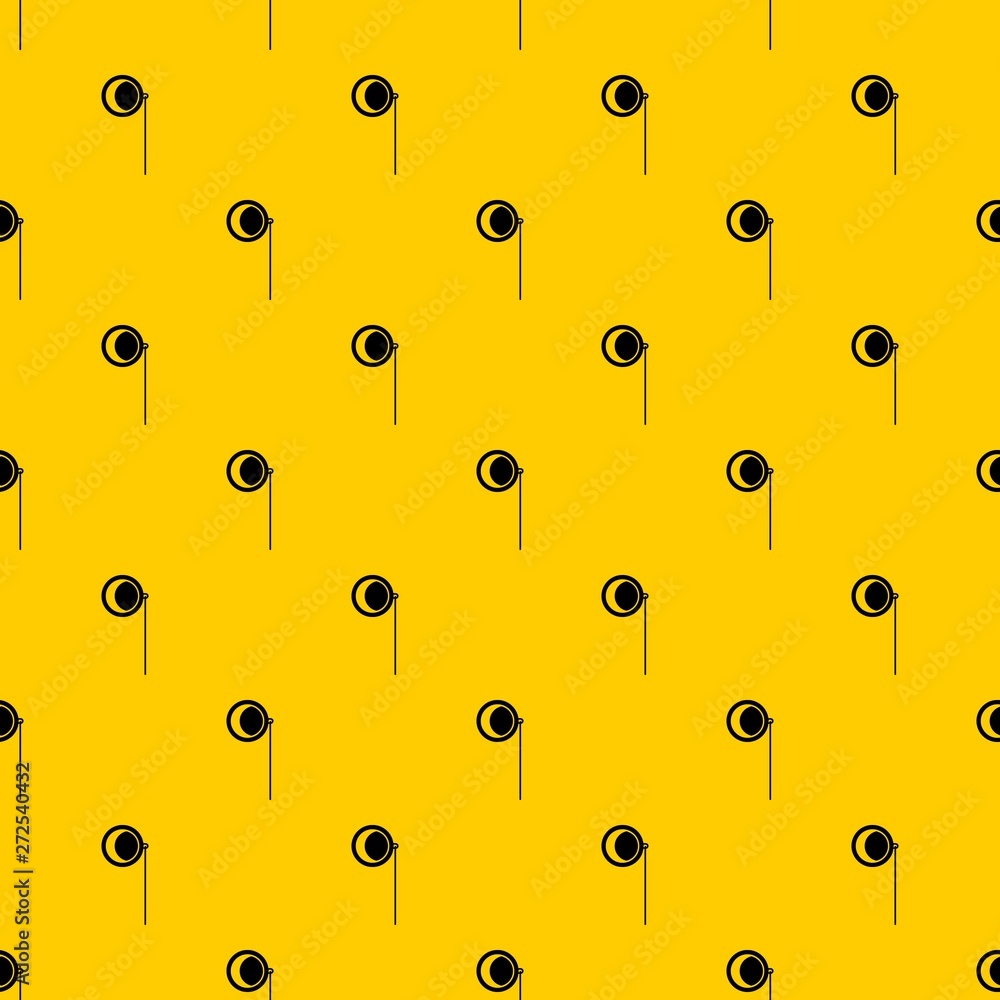 Poster monocle pattern seamless vector repeat geometric yellow for any design
