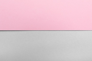 Colorful paper sheets as background, top view