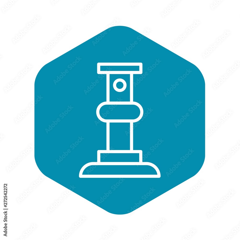 Poster scaffold support bar icon. outline illustration of scaffold support bar vector icon for web design i