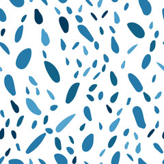 Abstract random stones backdrop. Scandinavian pebble seamless pattern