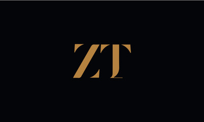 ZT logo design template vector illustration