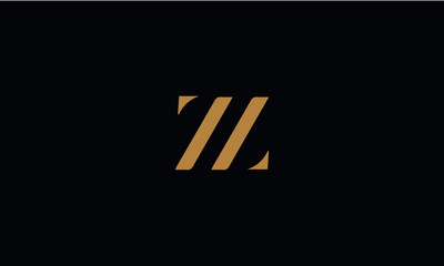 ZZ logo design template vector illustration