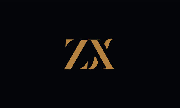 ZX logo design template vector illustration