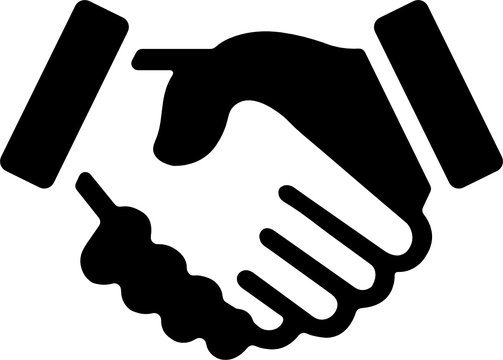 (SVG) handshake icon 