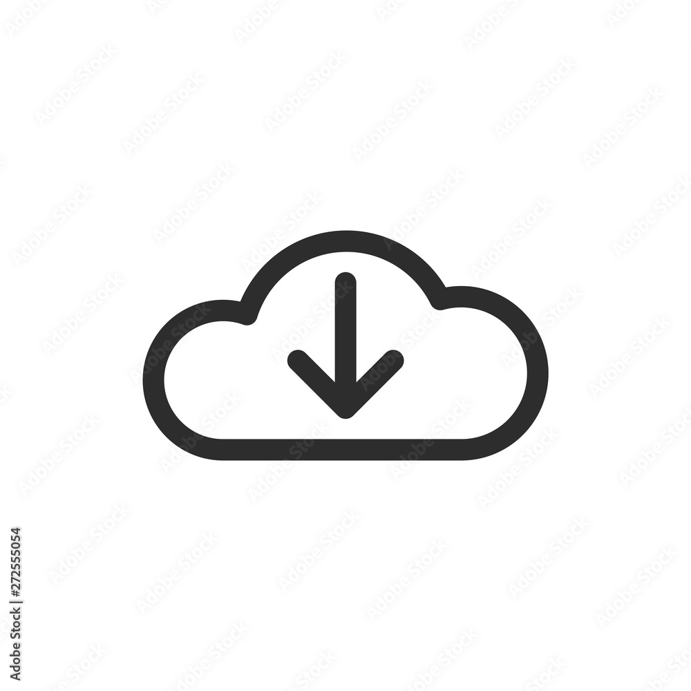 Aufkleber download icon for creating button. bar and web app icons. download now symbol