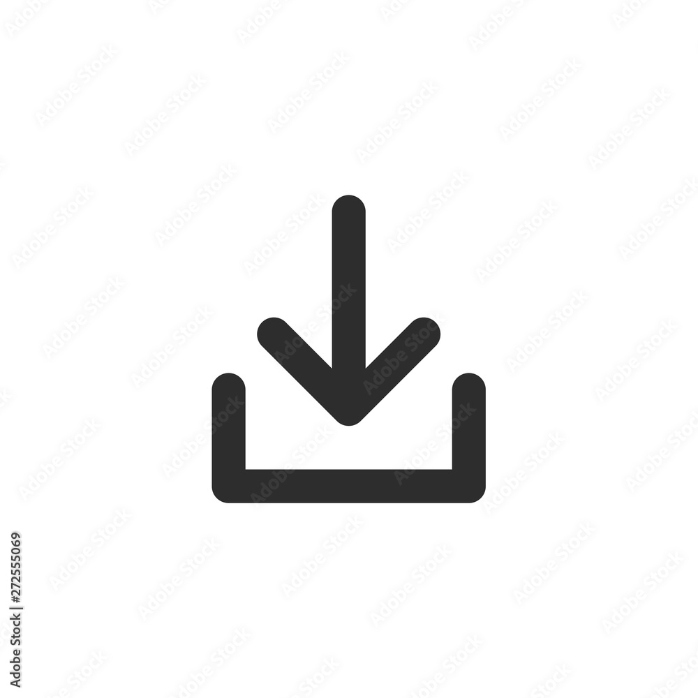 Aufkleber download icon for creating button. bar and web app icons. download now symbol