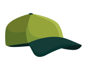 sport cap equipment isolated icon