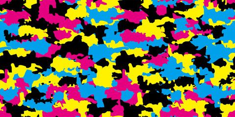 Camouflage background. Seamless pattern.Vector. 迷彩パターン