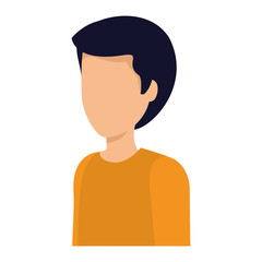 happy young man avatar character