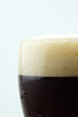 Full beer glass, A glass of cold beer macro photography, cool beer object