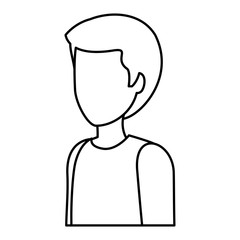 happy young man avatar character