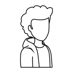 happy young man avatar character