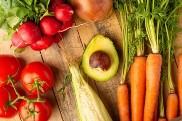 Cut your vegetables set. Colorful background. Vegan sets. Harvest. Gastronomy