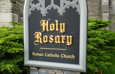 Fototapeta na wymiar The Roman Catholic church of Holy Rosary