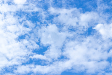 blue sky with clouds