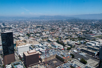 Fototapeta na wymiar Los Angeles skyline view 2019 - 34