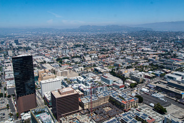 Fototapeta na wymiar Los Angeles skyline view 2019 - 29