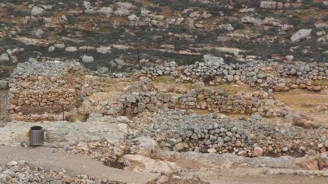 Tel Shiloh, a major Israelite worship center in Samaria, Israel, before the first Temple was built in Jerusalem.