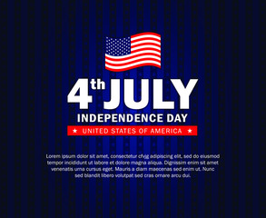 4th of July independence day background