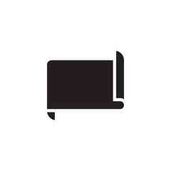 Naklejka premium Paper icon graphic design template vector