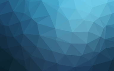 Obraz premium Light BLUE vector abstract polygonal texture.
