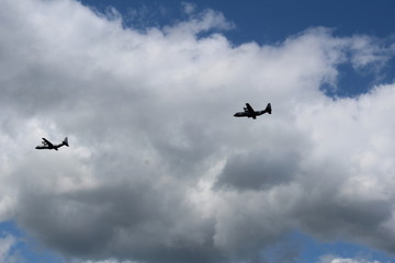 Fototapeta na wymiar The Military aeroplanes