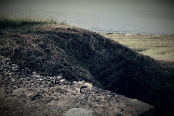 Omaha Beach in Normandy, France