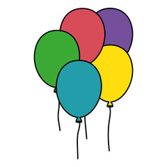 balloons helium floating party decoration