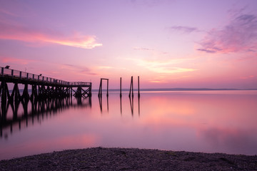 Sunset, Kayak point 1