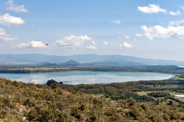 Rose cultivation under covered conditions near lake Naivasha in Kenya