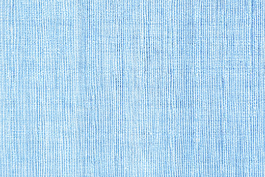 Blue Weave Cotton Background Texture